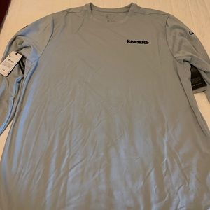 NWT raiders dri-fit long sleeve